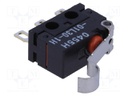 Microswitch SNAP ACTION; with lever with roller simulation