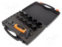 Kit: interchangeable wad punch; case; 16pcs.