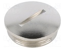 Stopper; M32; IP54; Mat: brass; Man.series: SKINDICHT® BL-M