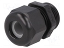 Gland; M20; IP68; 5÷9mm; Mat: thermoplastic; black