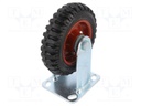 Transport wheel; Ø: 160mm; W: 50mm; H: 193mm; rigid; 150kg