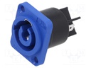 Socket; circular; male; PIN: 3; 25A; thermoplastic; Series: HP; IP54