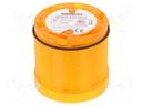 Signaller: lighting; LED; yellow; Usup: 24VDC; Usup: 24VAC; IP65