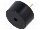 Sound transducer: piezo signaller; THT; 4.6kHz; 15mA; -30÷70°C