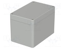 Enclosure: multipurpose; X: 80mm; Y: 120mm; Z: 85mm; EUROMAS; IP65