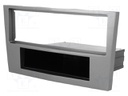 Radio mounting frame; Opel; 1 DIN; charcoal-metallic