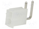 Socket; wire-board; male; MF42; 4.2mm; PIN: 2; THT; 7A; tinned