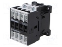 Contactor: 4-pole; for DIN rail mounting; 6K; IP20