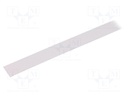 Cover for LED profiles; white; 1m; V: E; slide
