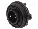 Connector: circular; socket; male; PIN: 2; Buccaneer Standard; IP68