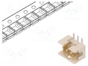Socket; wire-board; male; Minitek; 2mm; PIN: 6; SMT; on PCBs; 2A