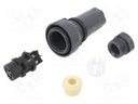 Connector: circular; plug; male; PIN: 6; bayonet,internal bayonet