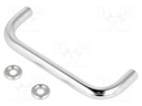 Handle; Mat: chromium plated steel; chromium plated; H: 35mm
