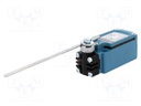 Limit switch; adjustable plunger, length R 25-140mm; NO + NC