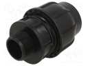 Splice terminal: clamping; Thread: G 1 1/4" external; 50mm; Plast