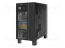 Power supply: UPS; 405x815x665mm; 8kW; 10kVA; 145kg; 7Ah; Ubatt: 12V