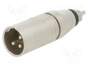ADAPTER XLRM 2POLE  PHONO M