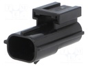 2 WAY TAB HOUSING BLACK  ECONO