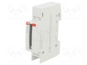 Meter; for DIN rail mounting; Range: 0÷99999; 50Hz; IP20; 230VAC
