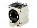 Socket; RJ45; XLRnet; Cat: 5e; shielded,with LED,with push button