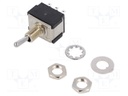 Switch: toggle; Pos: 2; 3PDT; ON-ON; 6A/125VAC; 6A/6VDC; -45÷140°C