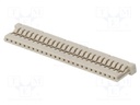 Plug; wire-board; female; DF14; 1.25mm; PIN: 25; w/o contacts