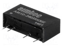 Converter: DC/DC; 1W; Uin: 21.6÷26.4V; 3.3VDC; Iout: 300mA; SIP7