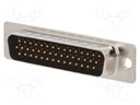 D-Sub HD; PIN: 44; male; soldering; for cable; gold-plated