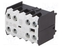 Auxiliary contacts; Series: DILEM; Leads: screw terminals