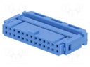 Plug; IDC; female; PIN: 26; IDC; for ribbon cable; 1.27mm