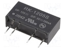 Converter: DC/DC; 1W; Uin: 10.8÷13.2V; Uout: 5VDC; Iout: 200mA; SIP7