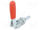 Plunger clamps; steel; 5.4kN; Actuator material: hardened steel