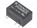 Converter: DC/DC; 1W; Uin: 9.6÷14.4V; 15VDC; Iout: 67mA; SIP9; 4.8g
