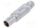 Connector: circular; Series: 0S; plug; male/female; soldering; 10A