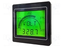 Multifunction; digital,mounting,programmable; on panel; 0.5%
