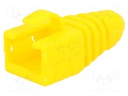 RJ45 plug boot; Colour: yellow