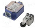 Limit switch; lever R 34,5mm, plastic roller Ø19mm; NO + NC
