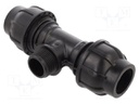 Splice terminal: clamping; for PE pipes; Plast; Medium: water