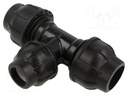 Splice terminal: clamping; for PE pipes; Plast; Medium: water