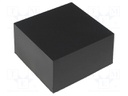 Enclosure: designed for potting; X: 75mm; Y: 75mm; Z: 40mm; ABS