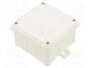 Enclosure: junction box; X: 88mm; Y: 55mm; Z: 88mm; wall mount; IP67