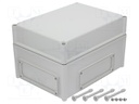 Enclosure: wall mounting; X: 280mm; Y: 380mm; Z: 230mm; EK; grey; IK08