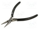 Pliers; half-rounded nose