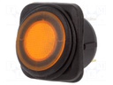 ROCKER; SPST; Pos: 2; OFF-ON; 10A/250VAC; orange; IP65; LED; 50mΩ
