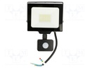 Lamp: LED flood light; 230VAC; 30W; 6400K; CRImin: 80; 3000lm