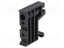 Holder; Application: ZUG; black; Width: 10mm; polyamide; TS35