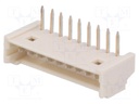 Socket; wire-board; male; PicoBlade; 1.25mm; PIN: 9; THT; 1A; tinned