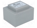 Transformer: encapsulated; 12VA; 230VAC; 9V; 9V; 0.66A; 0.66A; IP00