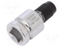 Holders for screwdriver bits; Socket: 1/2"; Overall len: 50mm