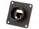 Coupler; RJ45; CPC; PIN: 8; Cat: 5e; shielded; Layout: 8p8c; IP67